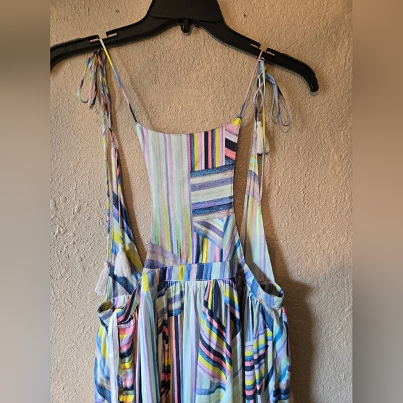 Free People Boho Striped Dress Size 6 - Picture 4 of 13